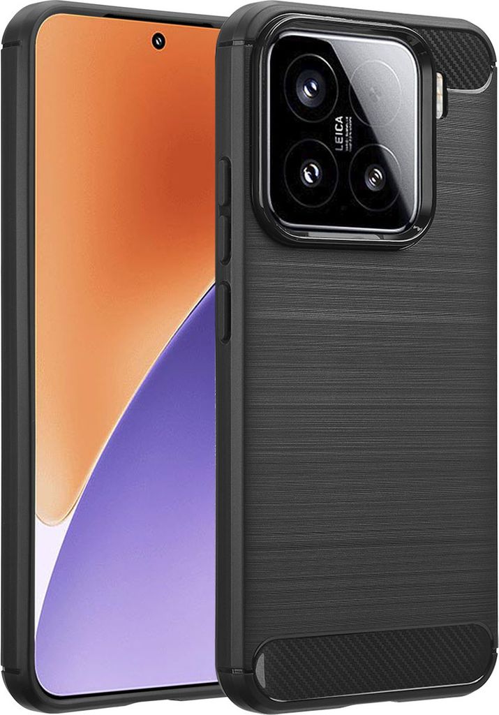 imoshion Brushed Back Cover Xiaomi 15 - Schwarz