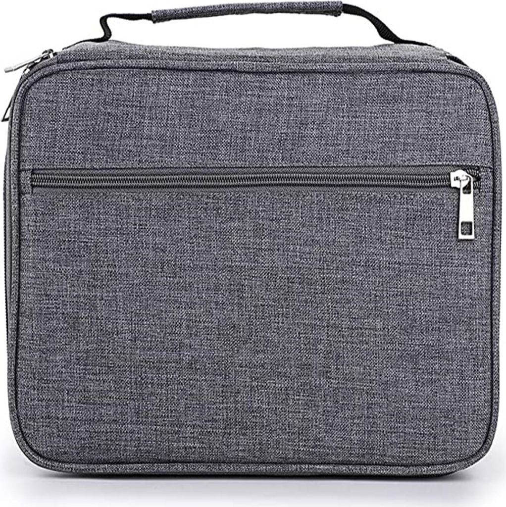 INF Stifteetui mit großem Fassungsvermögen Grau