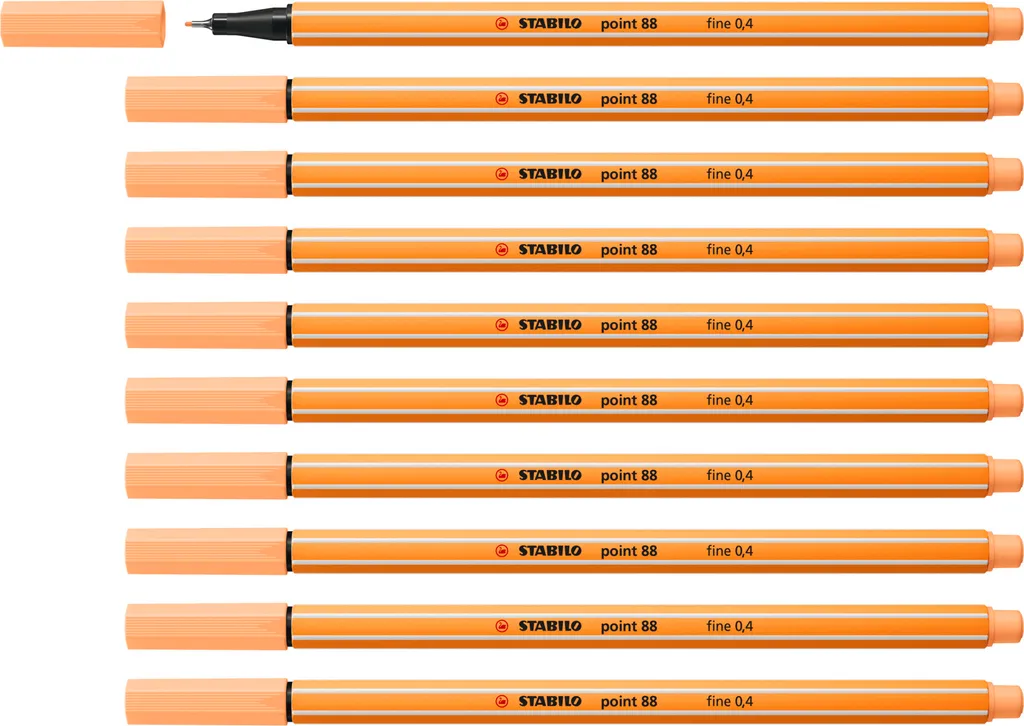 Penna STABILO Point 88 Arancio per Scuola e Casa - Tratto Sottile