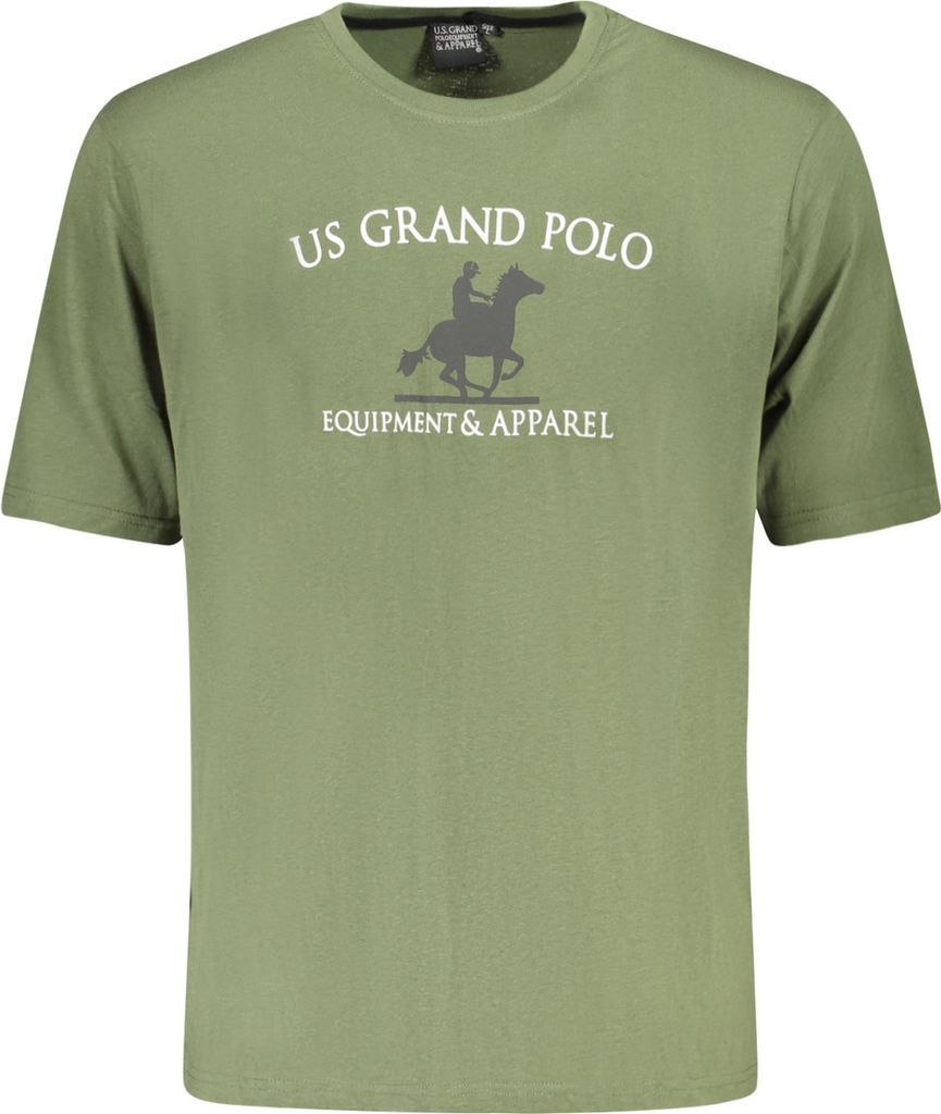 US GRAND POLO KURZARM T-SHIRT HERREN GRÜN : Farbe - Grün, Produktbild 