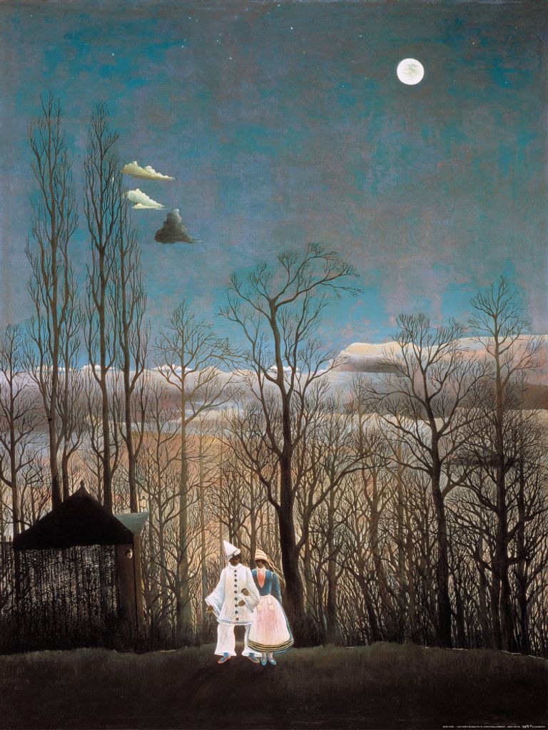 Henri Rousseau Kunstdruck Bild - Ein Karnevalsabend, 1886 (80 x 60 cm)