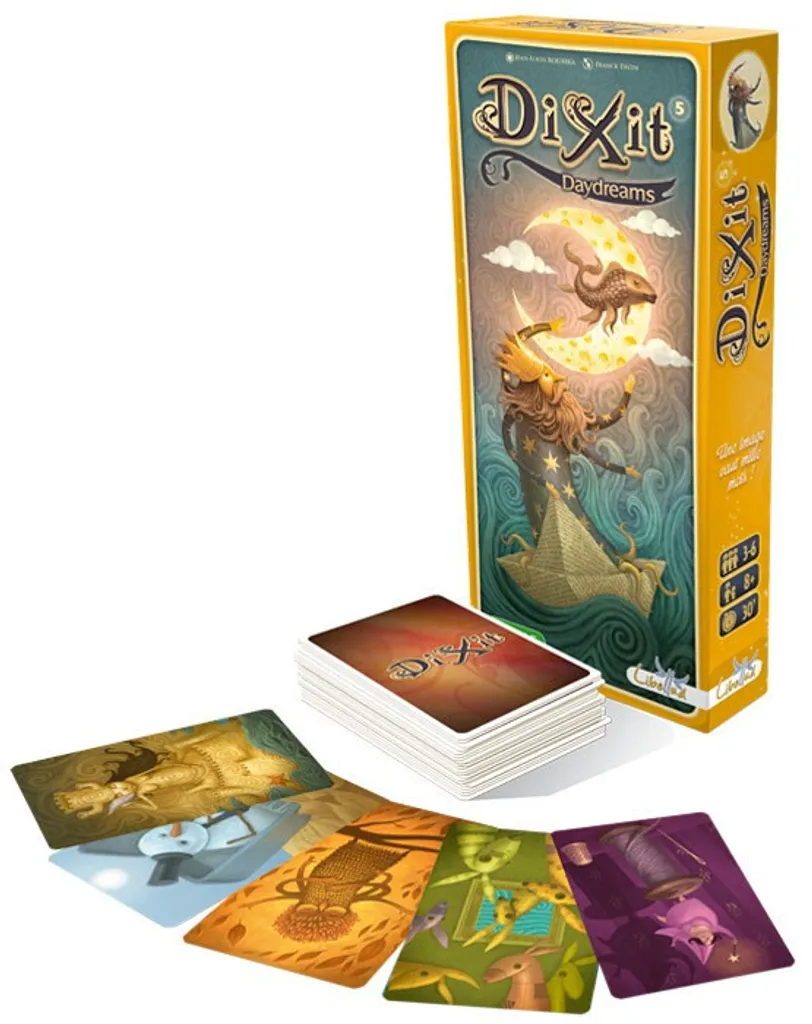 Dixit 5 Daydreams Asmodee 84 Nouvelles Cartes Illustrées pour Enfants 6+