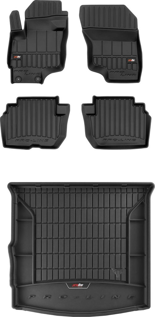 FROGUM 3D Gummimatten und Kofferraummatte für Mitsubishi Outlander III