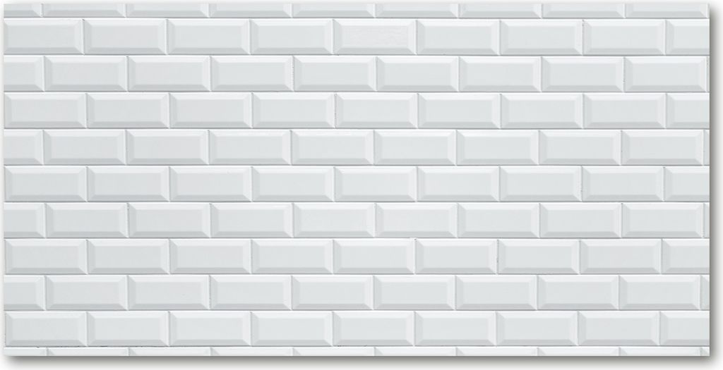 Tulup Glas-Bild -140x70- Wandkunst Dekorative Wand für Küche & Wohnzimmer - Sonstige - Keramikwand - Weiß