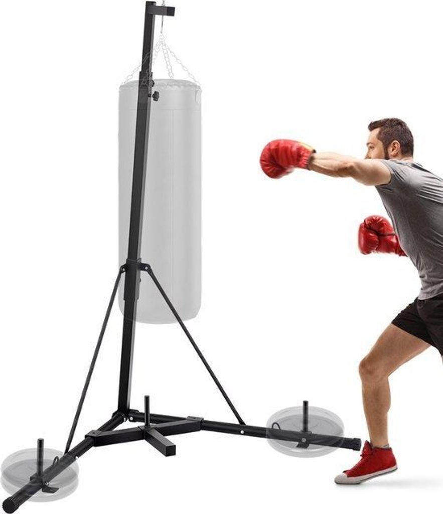 Boxsäule, 182-230cm, 60kg, stabil, für Boxen, Fitness