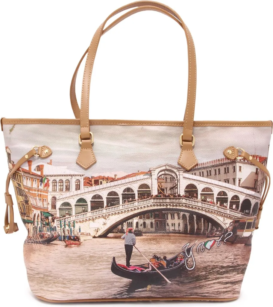 Offerta Borsa Donna Y NOT? 7548AT - Shopping Bag Resistente e Capiente - 2