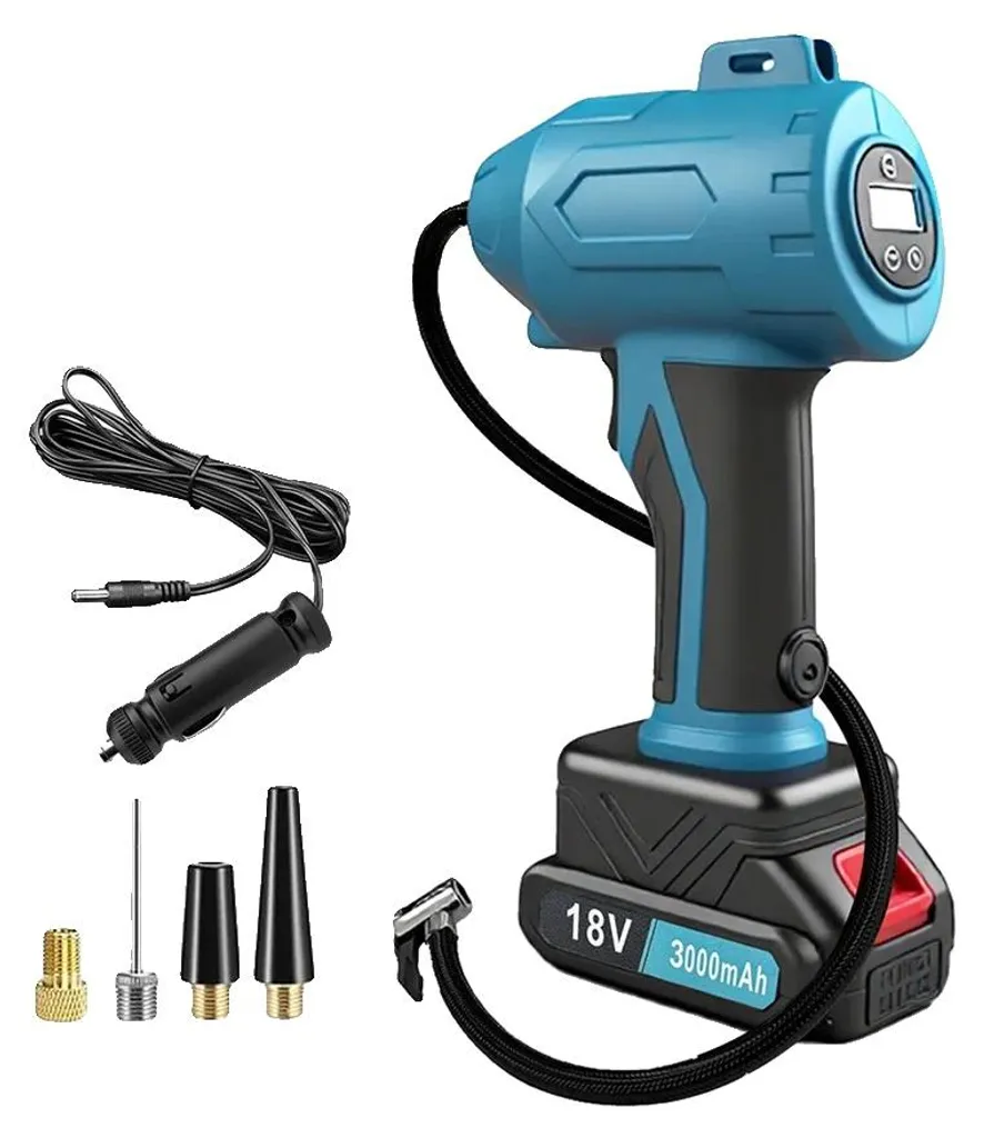 Compresseur d'air portable sans fil 150 PSI - Gonflage rapide sans accu