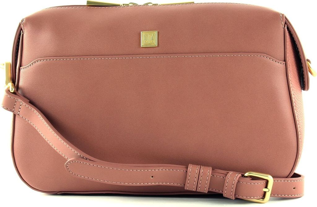 JETTE Abendtasche Umhängetasche Plus-Fur Midibag Rosewood / Pearlgold rosa