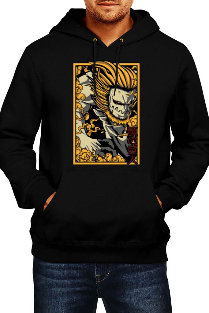 Herren Kapuzenpullover Anime Manga Attack Anime On Titan Jaw Titan Porco Galliard Galliard, Man S / Schwarz