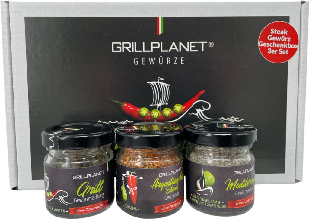 Gewürze Geschenkset Grillen und Steak - Steak-Gewürz und Produktbild 