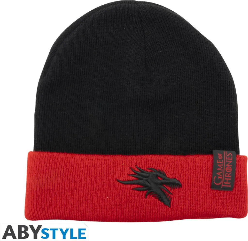 Cappello Invernale Game of Thrones - Beanie Nero con Logo Ricamato