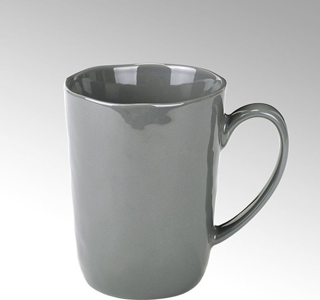 Lambert Piana Henkelbecher Stoneware, anthrazit D 8,5 cm, H 11 cm 21519