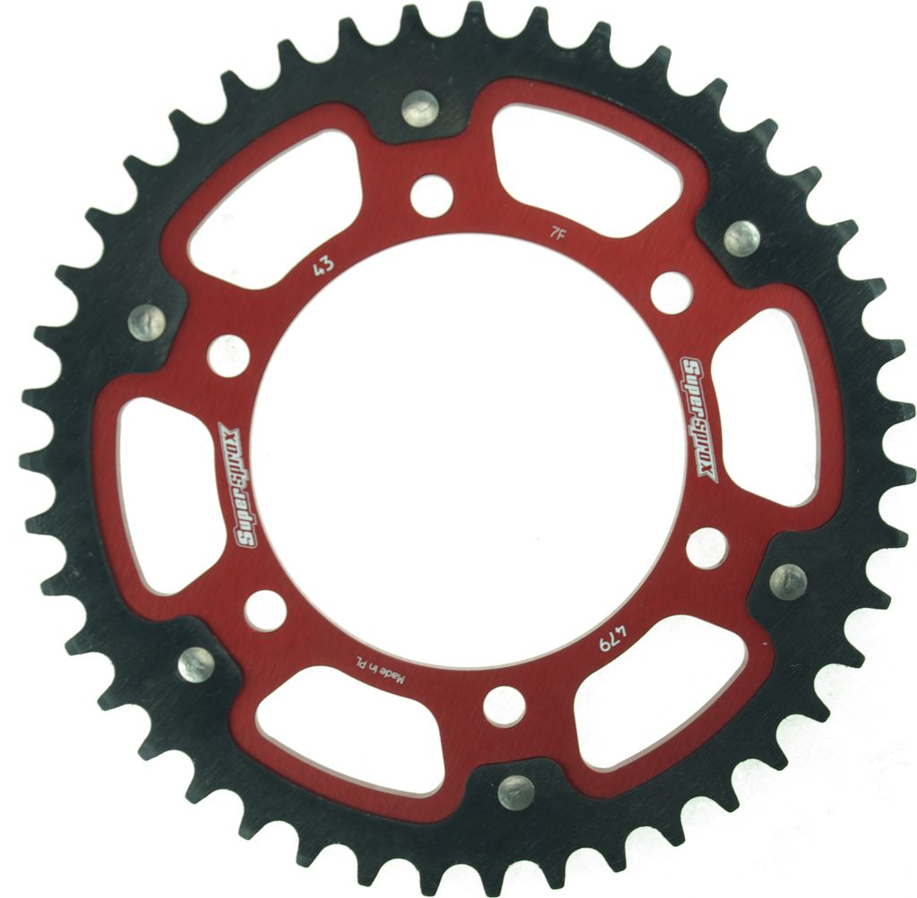 Stealth-Kettenrad Supersprox 530 - 43Z (rot) Produktbild 
