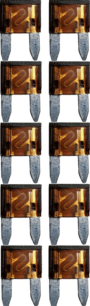 baytronic 10x fusible automobile plat Mini brun 7,5A Image du produit 