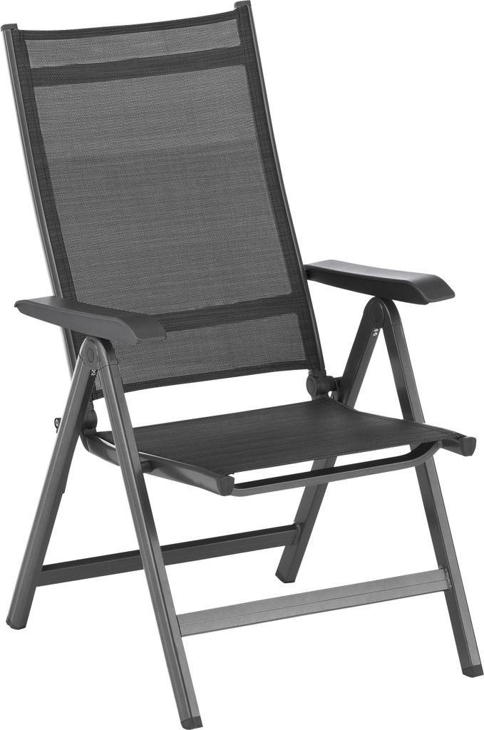 Kettler Basic Plus Klappsessel - anthrazit / anthrazit