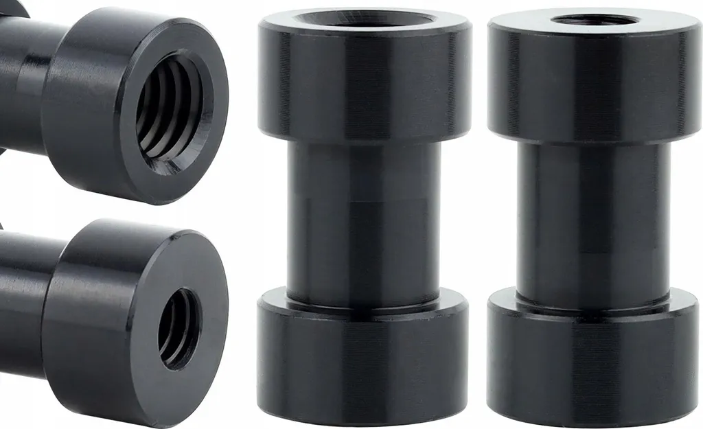 4 adattatori filettati da 3/8 a 1/4 e 1/4 a 3/8, in lega di alluminio adattatore a vite per fotocamera, altoparlante, treppiede, supporto microfono, treppiedi per fotocamera