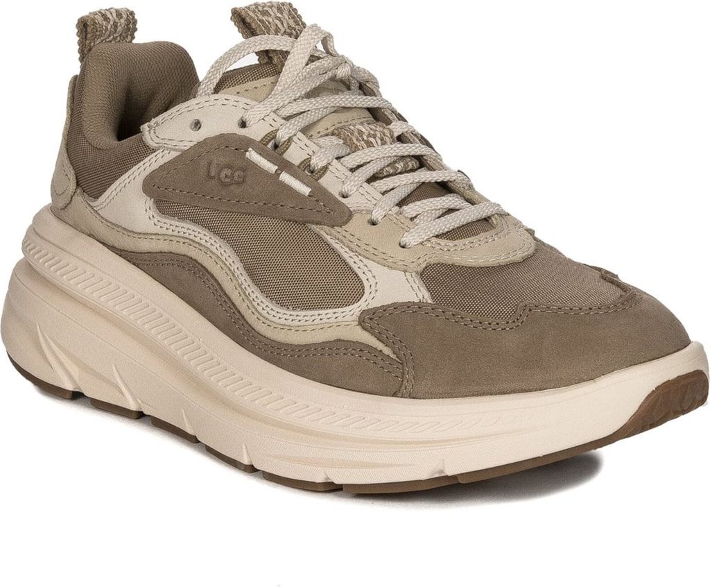 UGG Plateau-Sneaker aus Naturnubukleder mit Schnürung, 5 cm Sohlenhöhe, Modell 1137651SAN