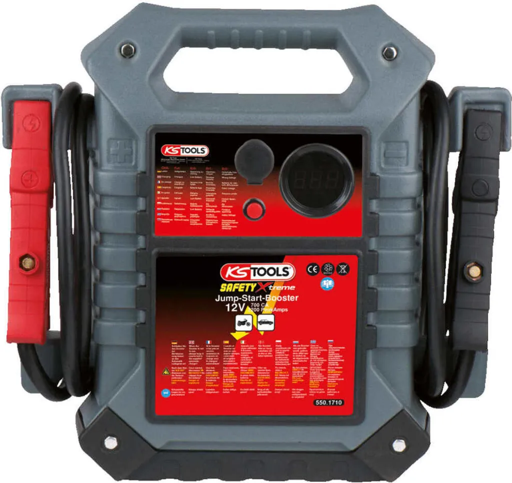 KS Tools 550.1710 Booster de batterie 12V appareil de démarrage 700A