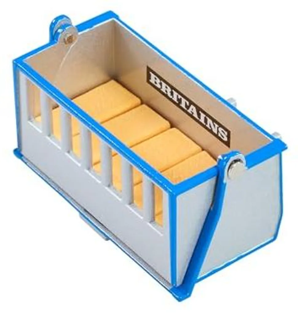 Boîte de liens 1/32 bleu Britains en métal et plastique haute qualité