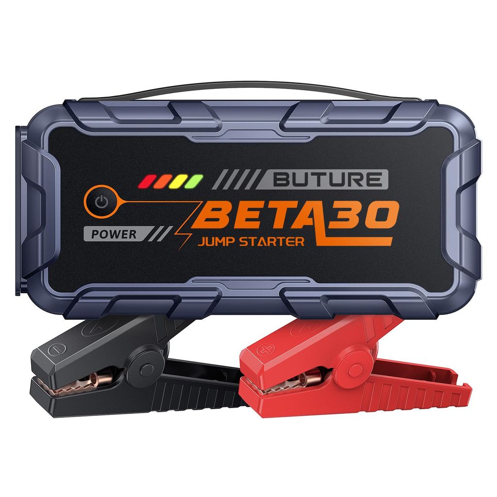 Buture Starthilfe Powerbank, 6000A 26800mAH, Starter Powerbank Auto Starthilfe, Drei-in-Eins-Startnetzteil, Starthil
