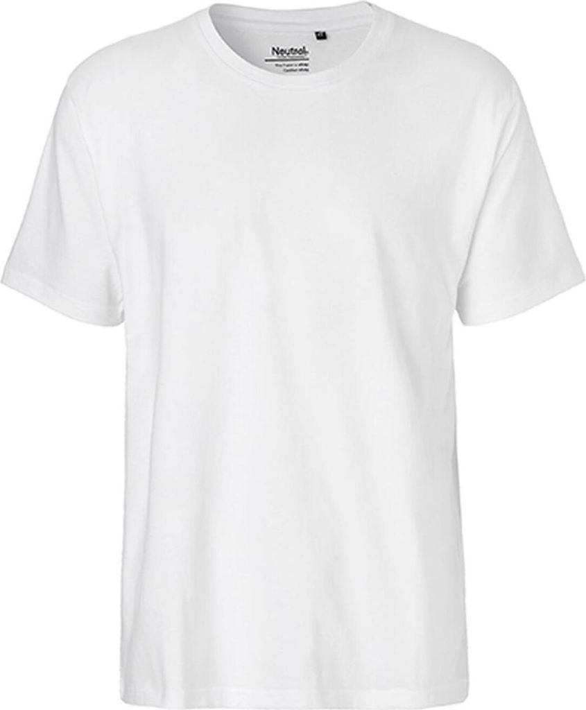 Neutral O60001 | Herren Classic T-Shirt / 100% Fairtrade Baumwolle - Farbe: White - Größe: XXL