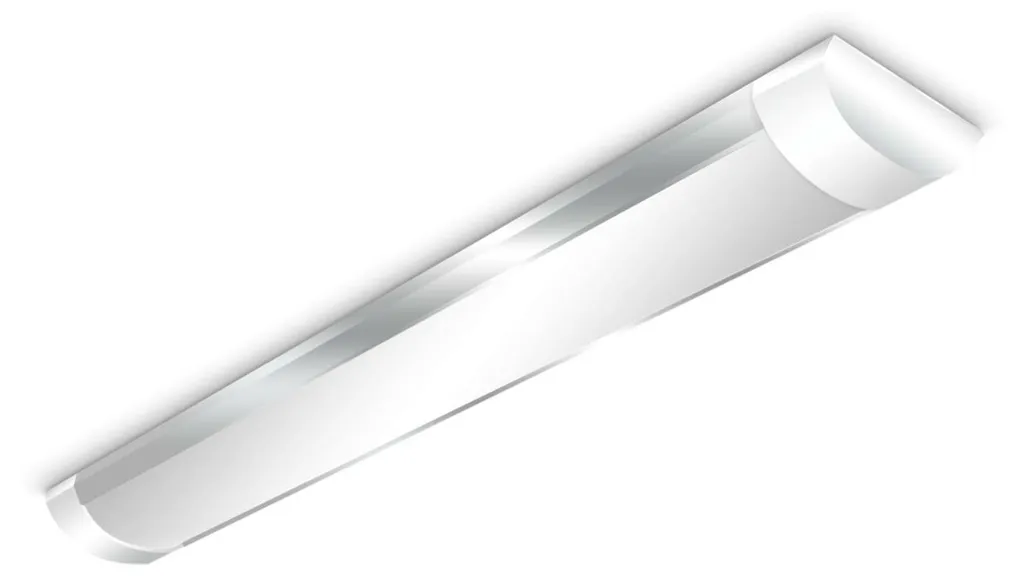 Plafonnier LED 45W Extra Plat 150cm Diffuseur Opale 4000lm 3000K IP20