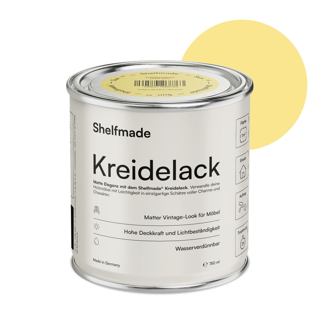 Kreidefarbe Möbel Shabby Chic Holzlack DIY - Chalk Paint matter Look