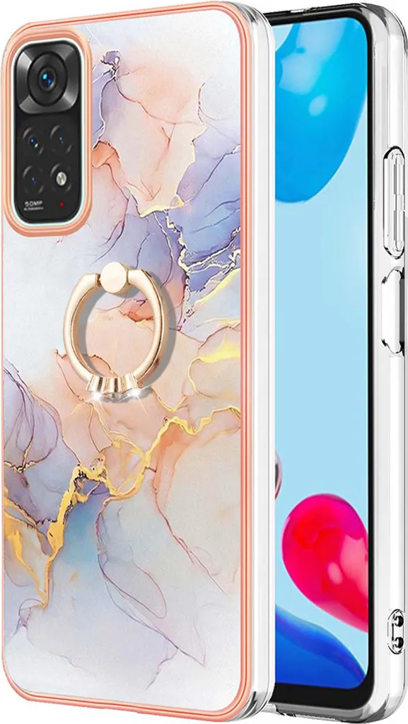 Custodia Elegante Grigio Fantasia per Xiaomi Redmi Note 11 / 11s