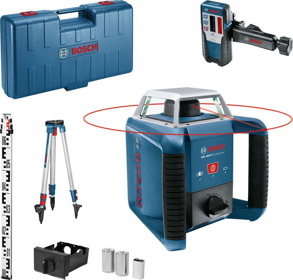 Rotačný laser Bosch GRL 400 H s laserovým prijímačom, Obrázok produktu 3