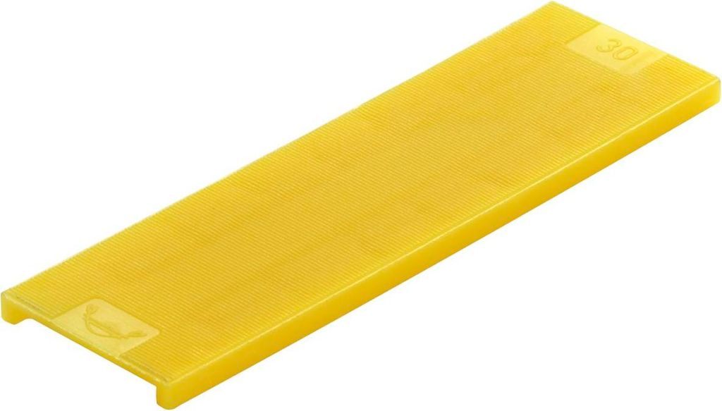 ROTO Verglasungsklotz GL-SV 100 x 34 x 4 mm, aus Kunststoff gelb, 500 Stk | Unterlegkeile - Distanzplättchen