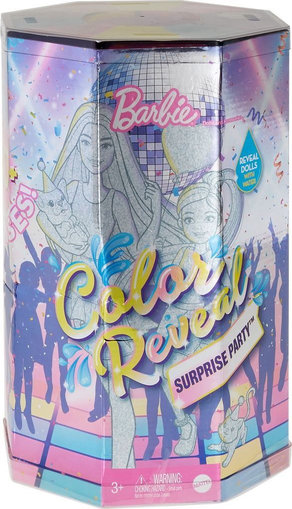 Przyjęcie niespodzianka z Barbie Colour Reveal! Zestaw Zdjęcie produktu 