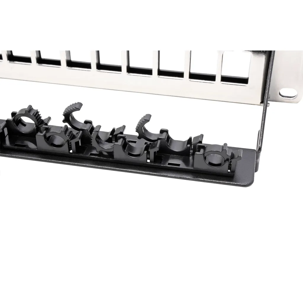 Solution anti-interférences : Panneau Keystone 24 ports blindé 19" - 2
