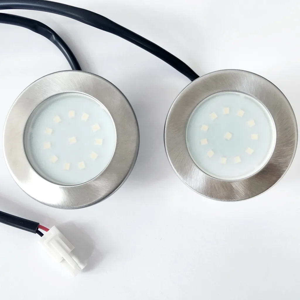Set 2 lampade LED di ricambio 1,5W bianco caldo per cappa aspirante serie DHX