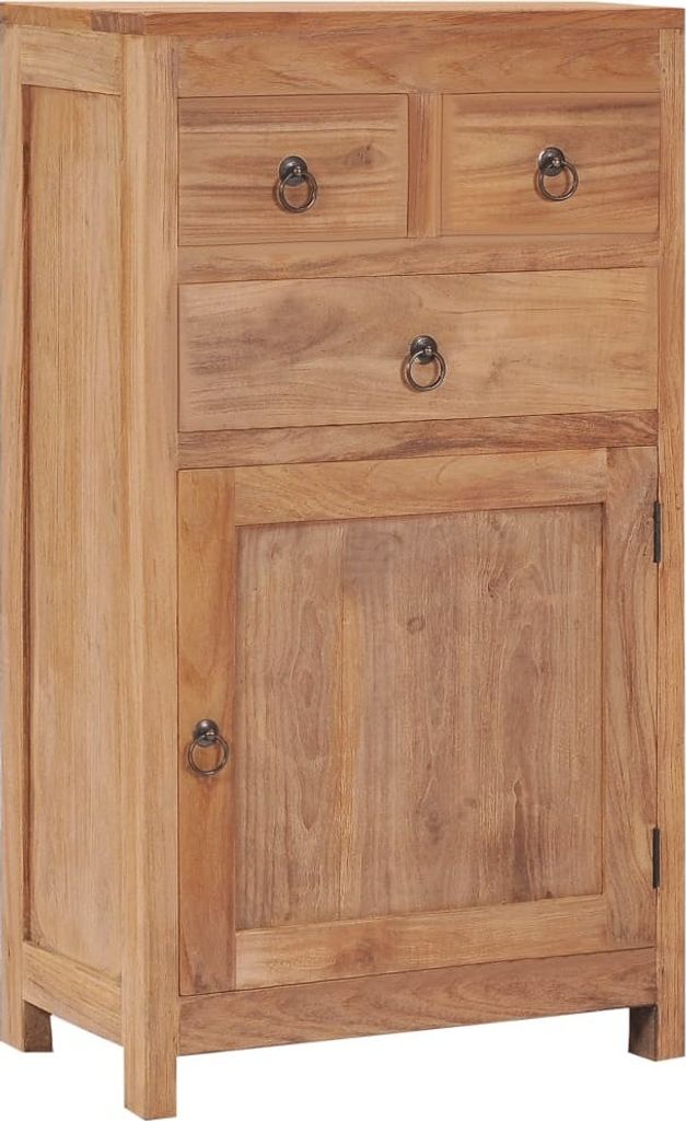 Sideboard 50x30x90 cm Massivholz Teak