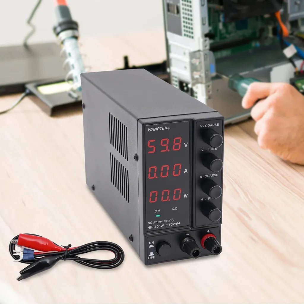 Alimentation réglable 60V 5A idéale pour réparation électronique