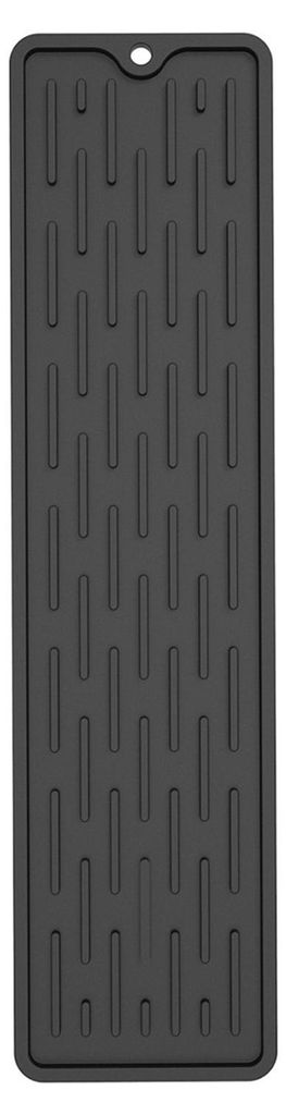 Rutschfeste Silikon-Wasserhahnmatte, wasserdichte Spülbeckenablaufmatte, Rundum-Design, Schutz für Küchenarbeitsplatten, Abtropffläche für Sei...
