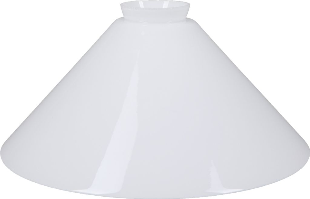 Abat-jour Opale Blanc Ø 257mm Verre de lampe E27 Verre de Image du produit 