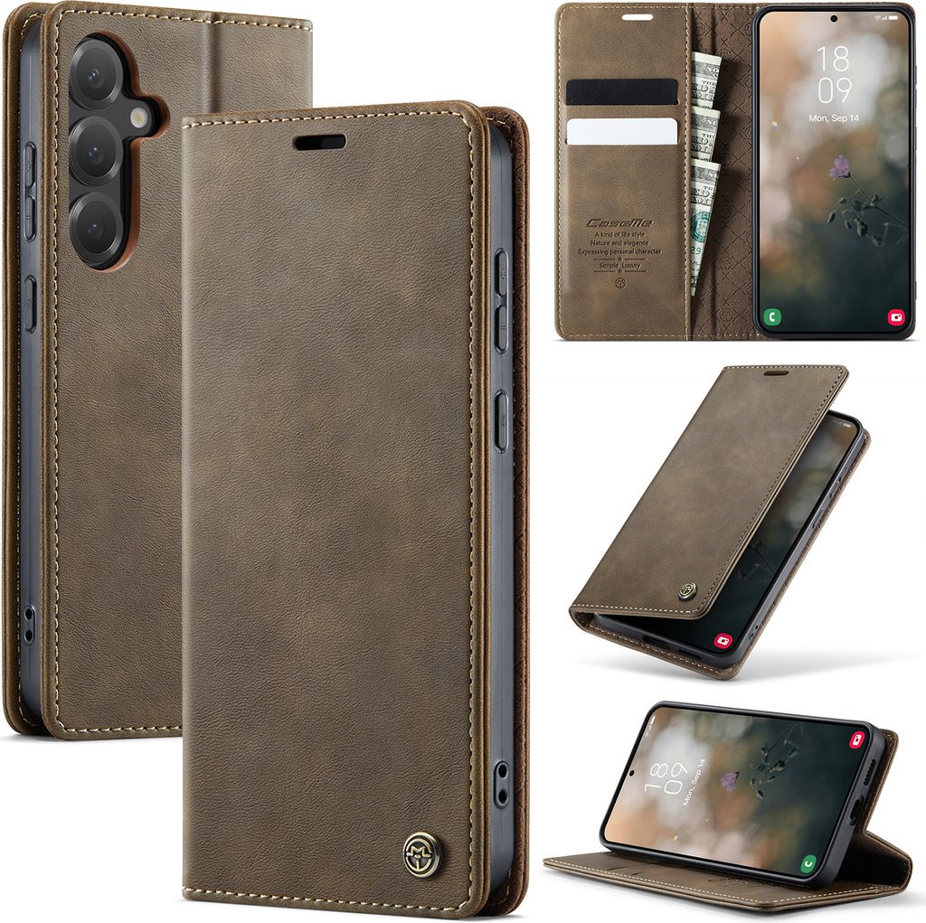 Handyhülle für Samsung Galaxy S24+ / S25+ Hülle Leder mit Produktbild 