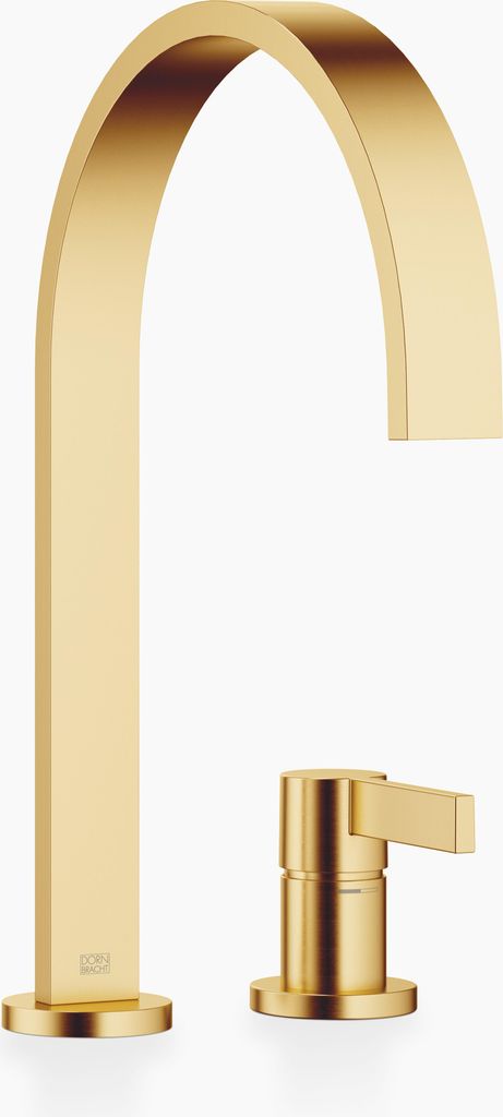 Dornbracht MEM Küchenzweilochbatterie mit Einzelrosetten, Ausladung 241mm, 32815682-28