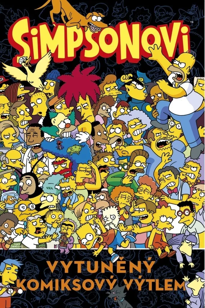 Livre BD Les Simpson Vytuněný komiksový výtlem Comics pour Collection