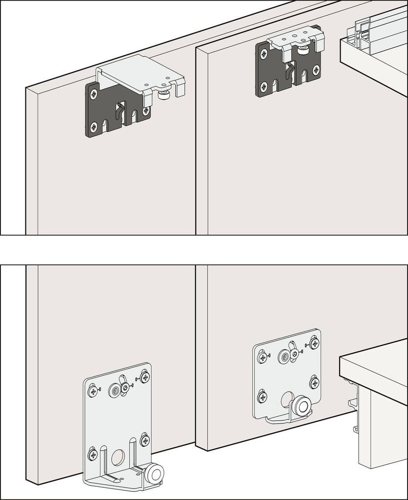 HAWA Combino 35 H FS Beschlägegarnitur 1200 x 2200, 2 türig Produktbild 