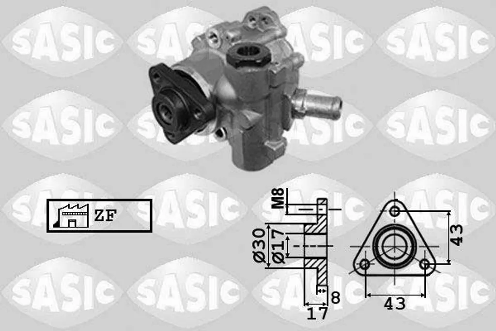 Pompe de Direction Assistée SASIC 7076078 pour Audi A4 8E 8H Exeo