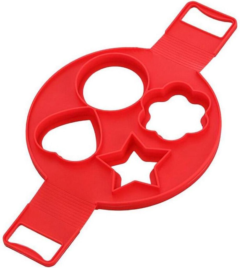 Eier- und Pfannkuchenform aus Silikon