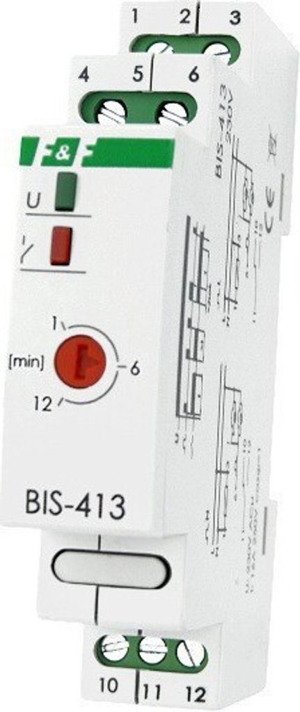 F&F | Bistabiler Relais BIS-413 - 230V - LED-Anzeige - Energiesparend und vielseitig