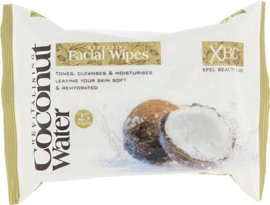 Xpel Coconut Water Facial Wipes 25 St.