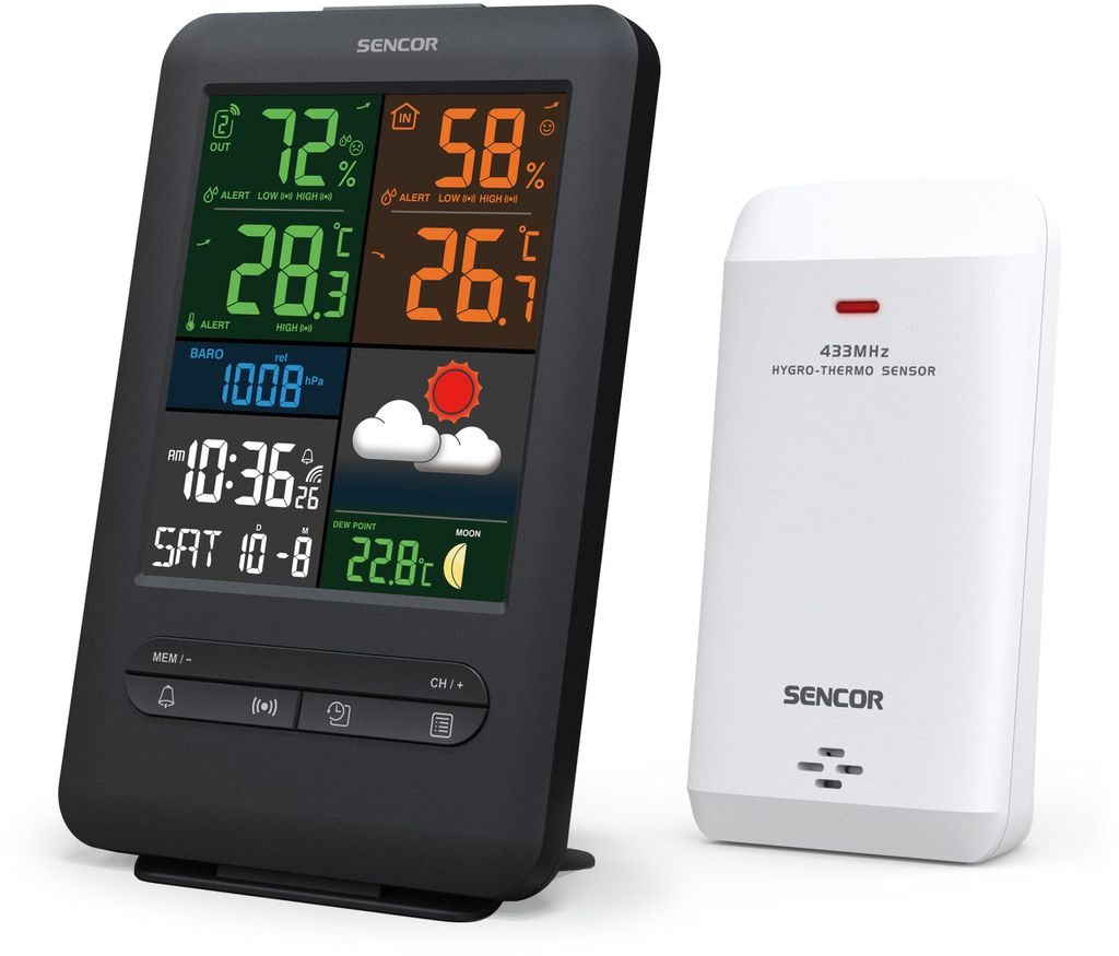 SENCOR SWS 7300 - Meteorologická stanice, měření teploty a Obrázek produktu 
