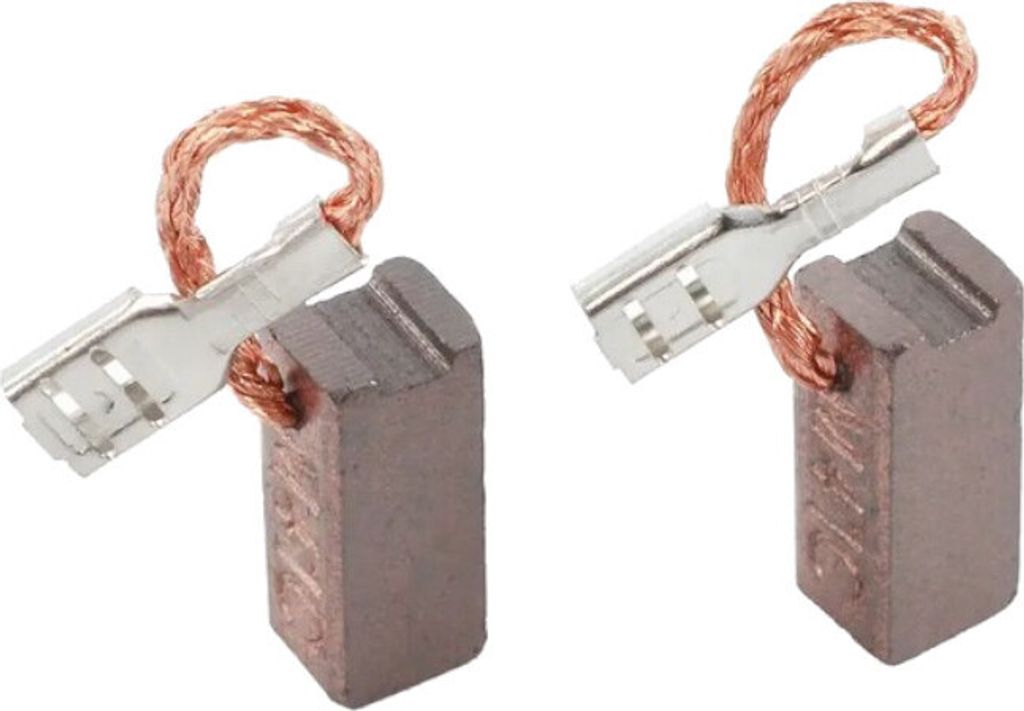 2x Trade-Shop Bronze Kohlebürsten Motorkohlen 7x8x18mm kompatibel mit BTI BH-36 V, A-BH 36 V, Berner BACHD 36 V Bohrhammer Meißelhammer