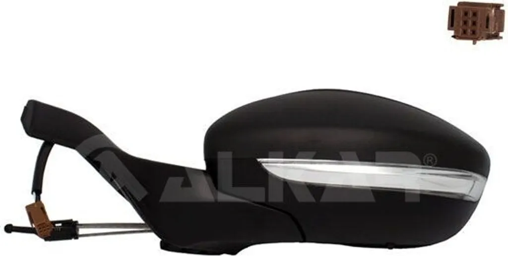 Rétroviseur de rechange pour Peugeot 208 I : Vision gauche nette - OE 1607511180