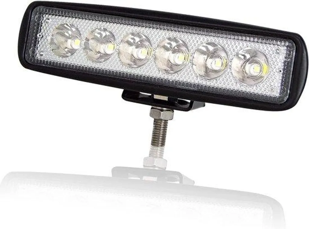 Barre LED de travail 18W projecteur puissant pour 4x4 et SUV 12V 24V