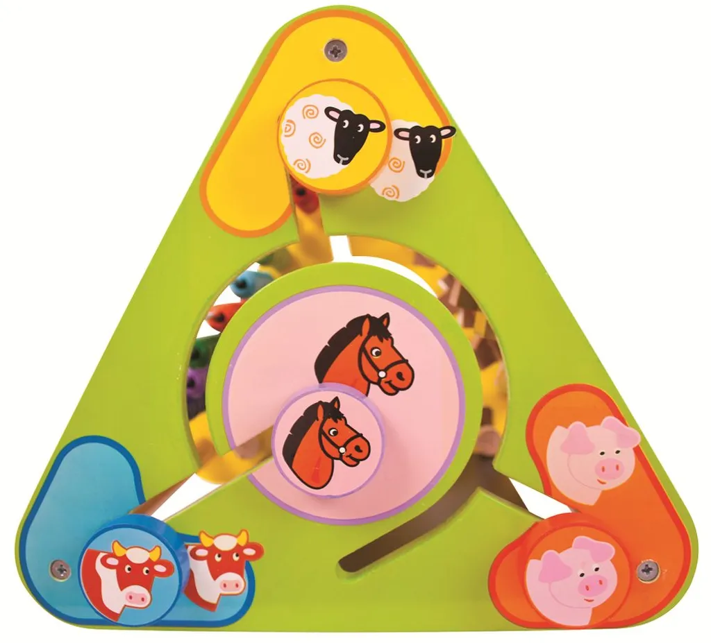Triangle d'Éveil Alphabet Anglais Bigjigs Baby en Bois Durable - 18